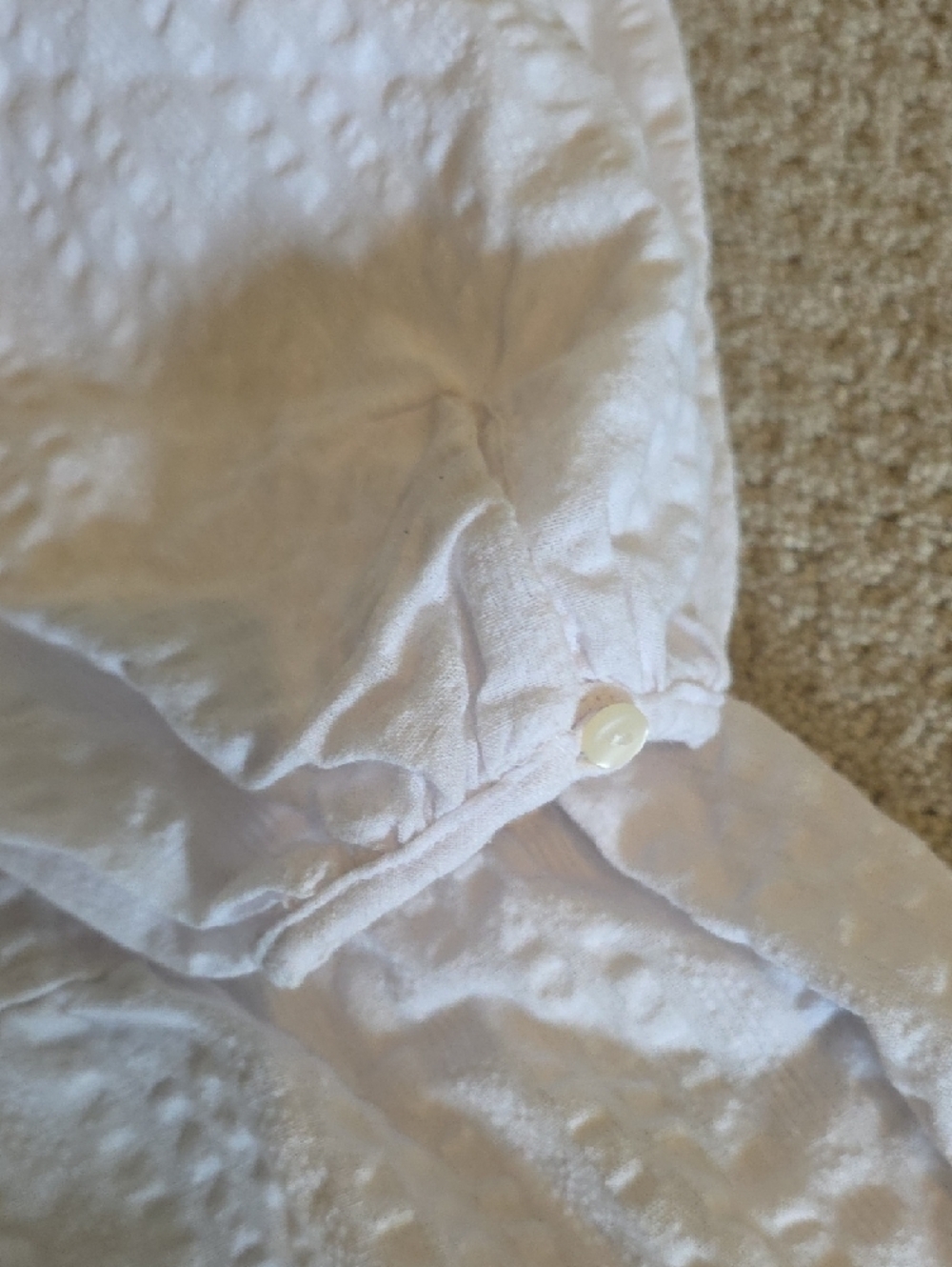 Old Navy White Peasant Blouse - Picture 3 of 4